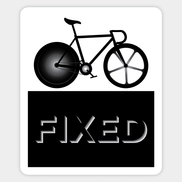 Fixed Gear Sticker by imlying